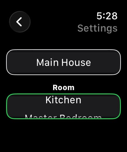 Apple Watch choose speaker and household